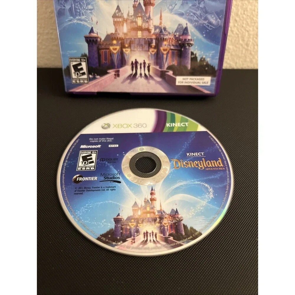 Kinect Disneyland Adventures Xbox 360 - Game & Case